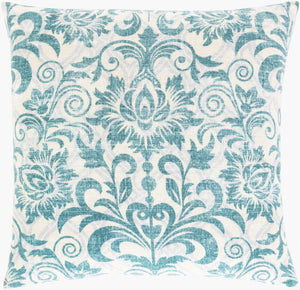 Surya Porcha Handcrafted Cotton Square Accent Pillow Woven Texture for Sofa or Bed PRC001-2020