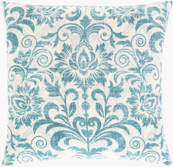 Surya Porcha Handcrafted Cotton Square Accent Pillow Woven Texture for Sofa or Bed PRC001-2020