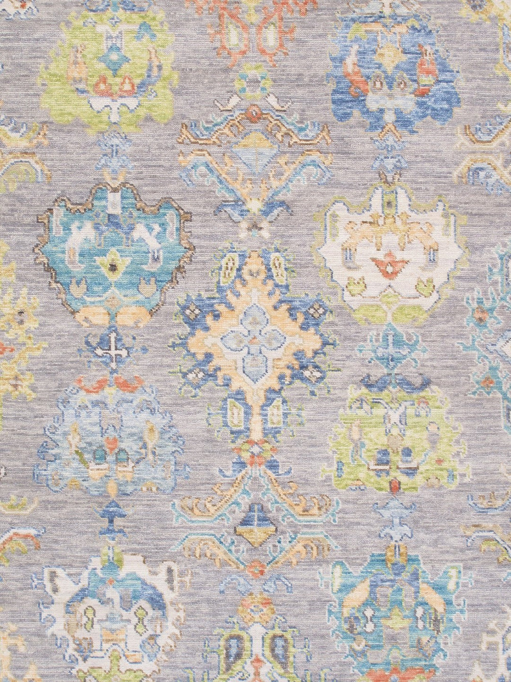 Pasargad Home Oushak Hand-knotted Wool Area Rug: Timeless Floral Elegance For Any Room Decor   Pre-10031 10x14