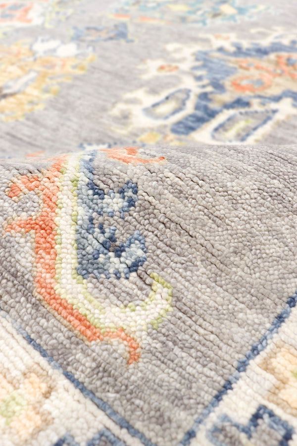 Pasargad Home Oushak Hand-knotted Wool Area Rug: Timeless Floral Elegance For Any Room Decor   Pre-10031 10x14