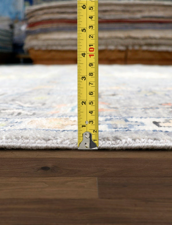 Pasargad Home Oushak Hand-knotted Wool Area Rug: Timeless Floral Elegance For Any Room Decor   Pre-10031 10x14