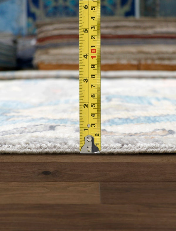 Pasargad Home Oushak Hand-knotted Wool Area Rug: Timeless Floral Elegance For Any Room Decor   Pre-10098 9x12