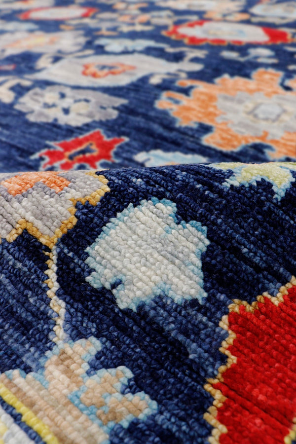 Pasargad Home Oushak Hand-knotted Wool Area Rug: Timeless Floral Elegance For Any Room Decor   Pre-9744 10x14