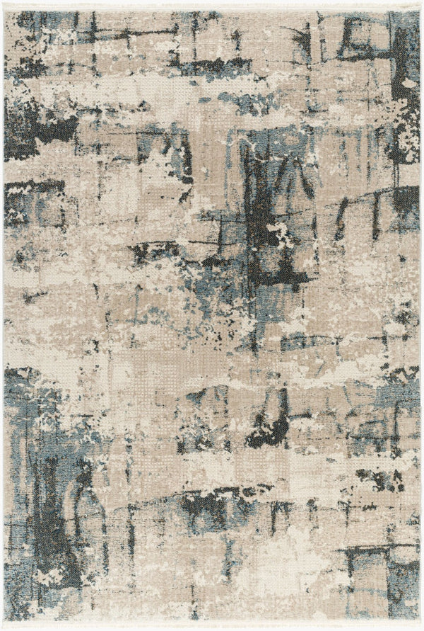 Livabliss Perugia Geometric Machine Woven Polyester Area Rug for Modern Living and Dining Spaces PRG2308-9212