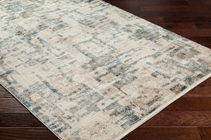 Livabliss Perugia Geometric Polyester Area Rug Plush Medium Pile for Modern Living Rooms PRG2309-9212