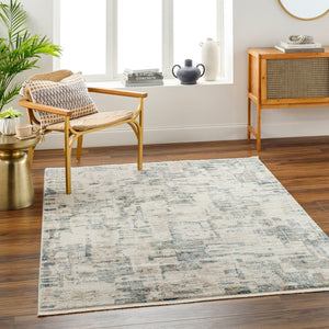 Livabliss Perugia Geometric Polyester Area Rug Plush Medium Pile for Modern Living Rooms PRG2309-9212