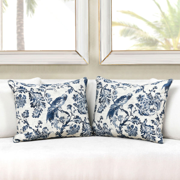 Estate Pillows, Bluebird Toile, Set of 2 EHN40686 Park Hill
