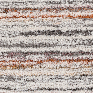 Livabliss Polaris Bohemian Global Area Rug Machine Woven Polyester Plush Pile with Fringe Trim PRI2301-9212