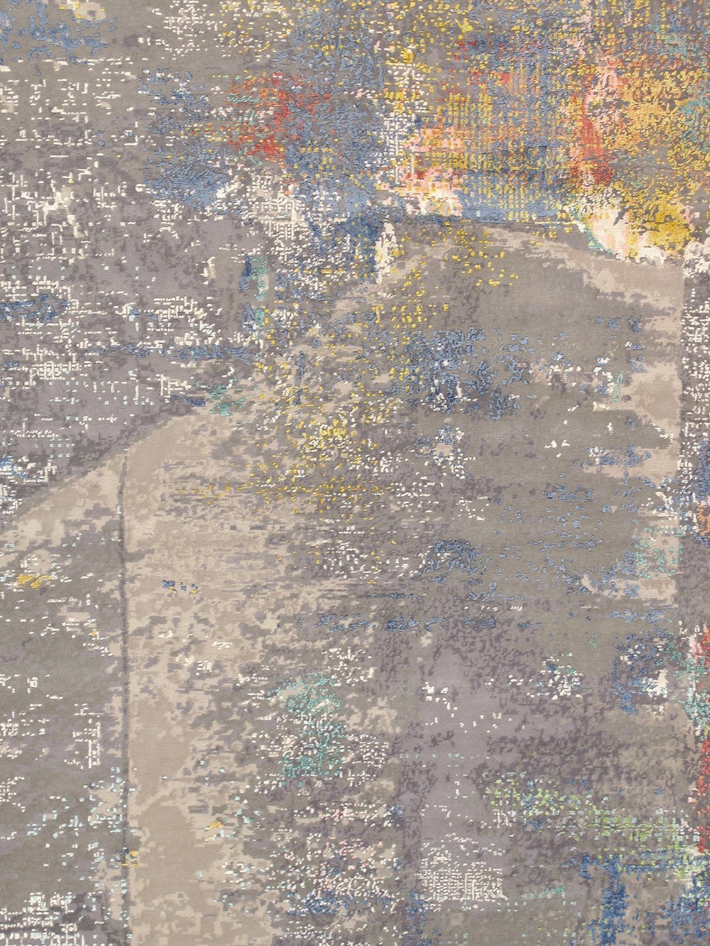 Pasargad Modern Collection Hand-knotted Silk & Wool Abstract Rug - Elegant Design For Sophisticated Homes   Prj-15 8x10