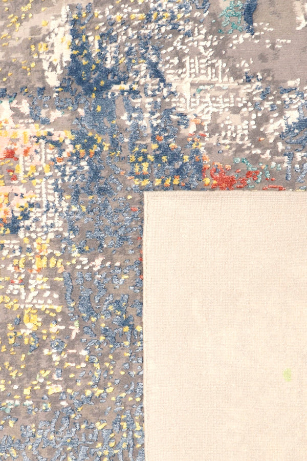 Pasargad Modern Collection Hand-knotted Silk & Wool Abstract Rug - Elegant Design For Sophisticated Homes   Prj-15 8x10