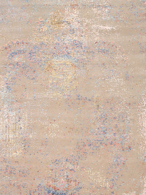 Pasargad Modern Collection Hand-knotted Silk & Wool Abstract Rug - Elegant Design For Sophisticated Homes   Prj-3 9x12