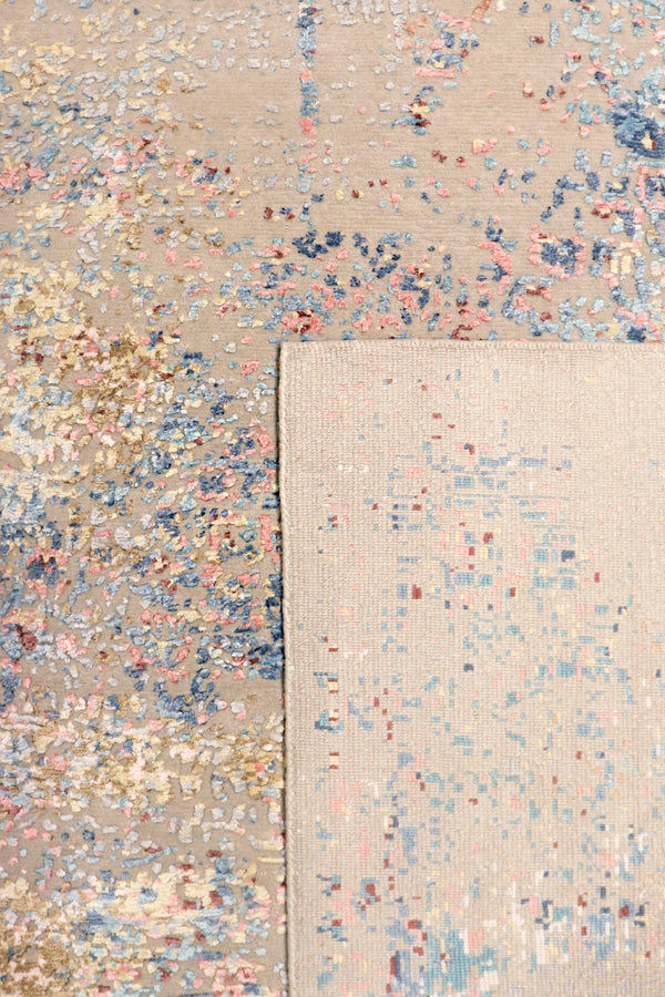 Pasargad Modern Collection Hand-knotted Silk & Wool Abstract Rug - Elegant Design For Sophisticated Homes   Prj-3 9x12