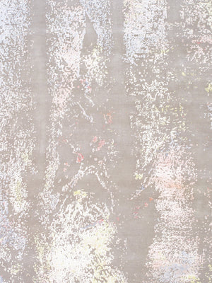 Pasargad Modern Collection Hand-knotted Silk & Wool Abstract Rug - Elegant Design For Sophisticated Homes   Prj-71 9x12