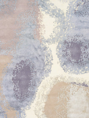 Pasargad Modern Collection Hand-knotted Silk & Wool Abstract Rug - Elegant Design For Sophisticated Homes   Prj-72 9x12