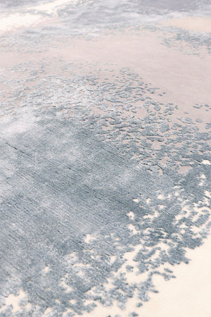 Pasargad Modern Collection Hand-knotted Silk & Wool Abstract Rug - Elegant Design For Sophisticated Homes   Prj-72 9x12