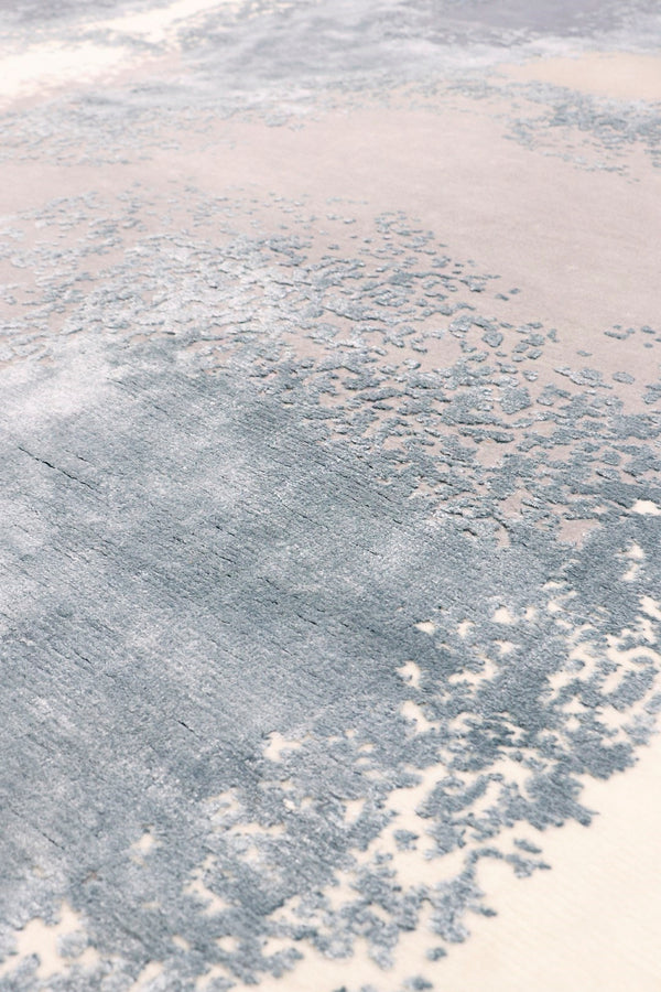 Pasargad Modern Collection Hand-knotted Silk & Wool Abstract Rug - Elegant Design For Sophisticated Homes   Prj-72 9x12