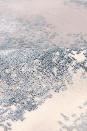 Pasargad Modern Collection Hand-knotted Silk & Wool Abstract Rug - Elegant Design For Sophisticated Homes   Prj-72 9x12