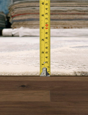 Pasargad Modern Collection Hand-knotted Silk & Wool Abstract Rug - Elegant Design For Sophisticated Homes   Prj-72 9x12