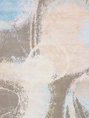 Pasargad Modern Collection Hand-knotted Silk & Wool Abstract Rug - Elegant Design For Sophisticated Homes   Prj-73 9x12