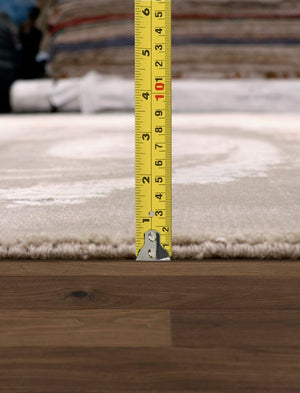 Pasargad Modern Collection Hand-knotted Silk & Wool Abstract Rug - Elegant Design For Sophisticated Homes   Prj-73 9x12