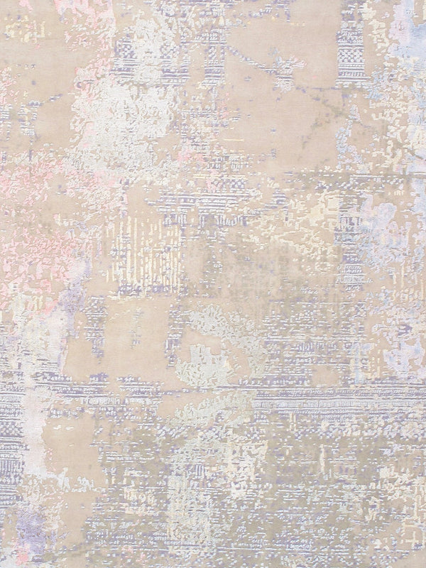 Pasargad Modern Collection Hand-knotted Silk & Wool Abstract Rug - Elegant Design For Sophisticated Homes   Prj-8d 10x14