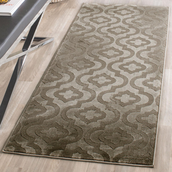 Safavieh Porcello 7734 Power Loomed Contemporary Rug Grey / Dark Grey PRL7734A-27