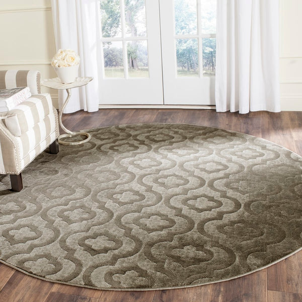Safavieh Porcello 7734 Power Loomed Contemporary Rug Grey / Dark Grey PRL7734A-27