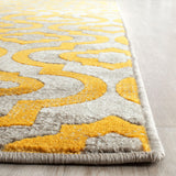 Safavieh Porcello 7734 Power Loomed Contemporary Rug Light Grey / Yellow PRL7734C-4