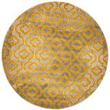 Safavieh Porcello 7734 Power Loomed Contemporary Rug Light Grey / Yellow PRL7734C-4