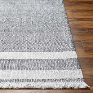 Livabliss Primrose Handwoven Flatweave Area Rug Recycled Pet Yarn Fringe Cottage Living Room PRM2300-912