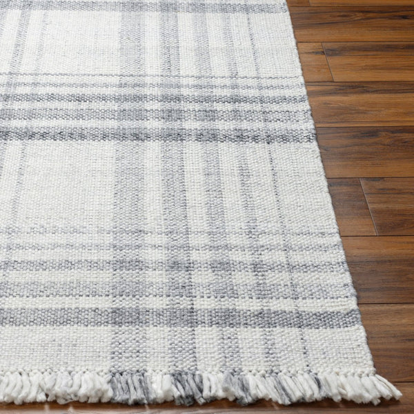 Livabliss Primrose Eco Flatweave Area Rug Handwoven Recycled Pet Yarn Cottage Living Room Accent White, Medium G 8' x 10' PRM2303-810