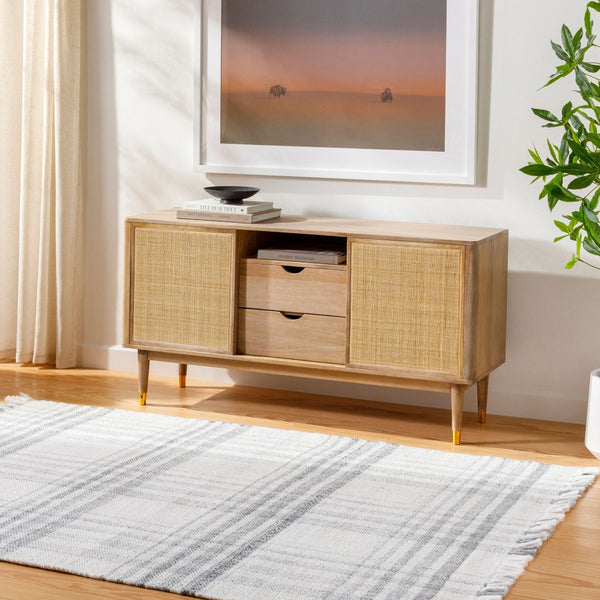 Livabliss Primrose Eco Flatweave Area Rug Handwoven Recycled Pet Yarn Cottage Living Room Accent White, Medium G 8' x 10' PRM2303-810