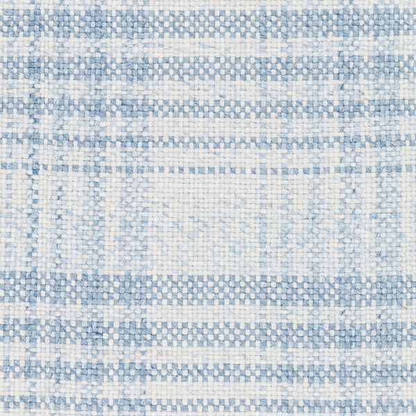 Livabliss Primrose Handwoven Flatweave Area Rug Recycled Pet Yarn Cottage Living Room Accent White, Denim 9' x 12' PRM2304-912