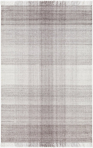 Livabliss Primrose Artisan Flatweave Area Rug Recycled Pet Yarn Fringe Cottage Living Room Floor Dark Brown, Tau 12' x 15' PRM2307-1215