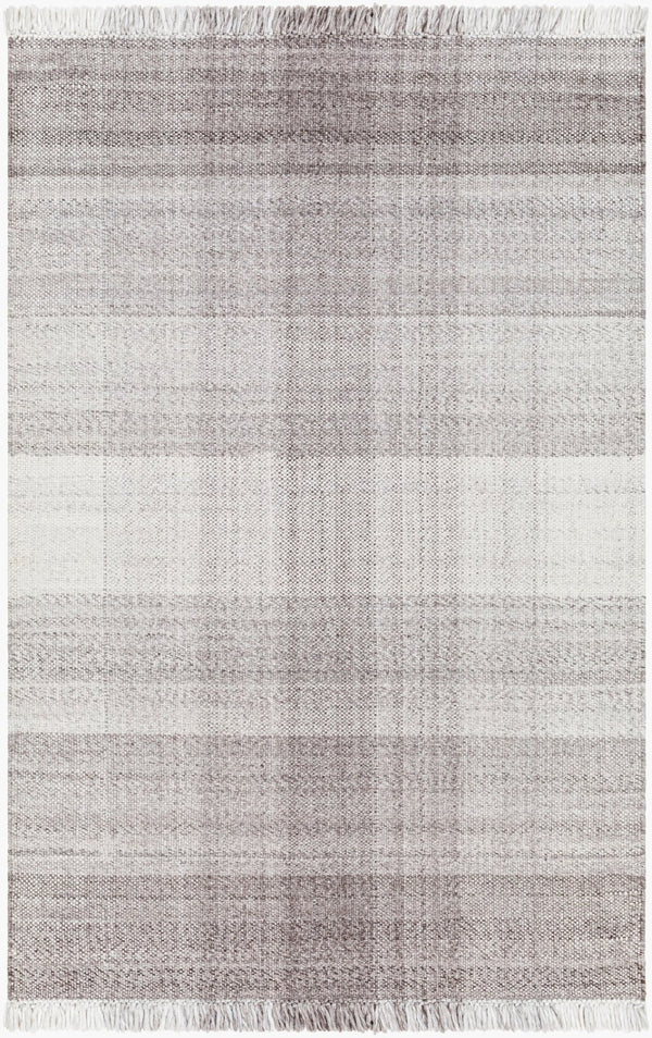 Livabliss Primrose Artisan Flatweave Area Rug Recycled Pet Yarn Fringe Cottage Living Room Floor Dark Brown, Tau 12' x 15' PRM2307-1215