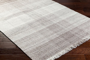 Livabliss Primrose Artisan Flatweave Area Rug Recycled Pet Yarn Fringe Cottage Living Room Floor Dark Brown, Tau 12' x 15' PRM2307-1215