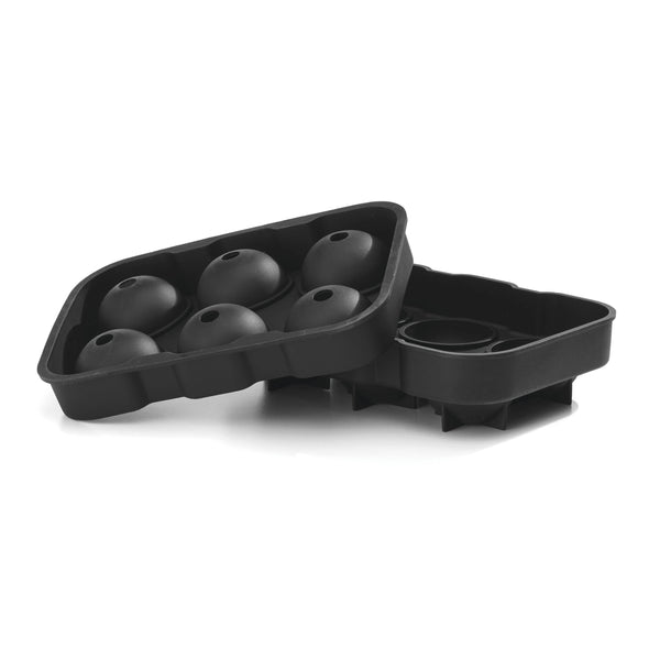 Lenox Cambridge 6-Sphere Black Silicone Ice Mold NO COLOR METAL 9469IMTW