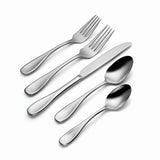 Lenox Oneida Voss 45 Piece Everyday Flatware Set, Service for 8 Metallic, STAINLESS METAL H003045AL20