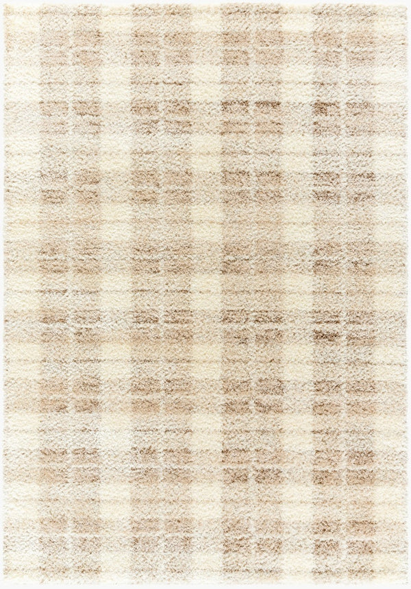 Livabliss Primo High Pile Bohemian Global Polyester Rug Turkish Woven Accent for Eclectic Interiors Cream, Light Be 2' x 2'11" PRO2312-23