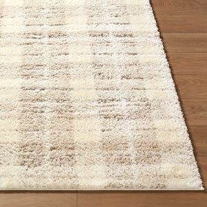 Livabliss Primo High Pile Bohemian Global Polyester Rug Turkish Woven Accent for Eclectic Interiors Cream, Light Be 2' x 2'11" PRO2312-23