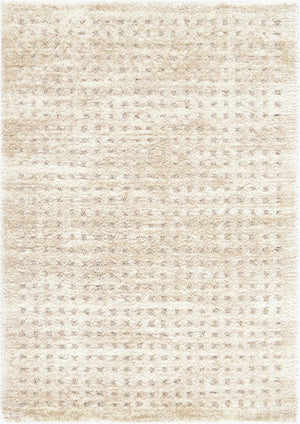 Livabliss Primo Art Deco Geometric High Pile Polyester Accent Rug for Entryways and Bedside Light Beige, Cr 7'10" x 10' PRO2313-71010