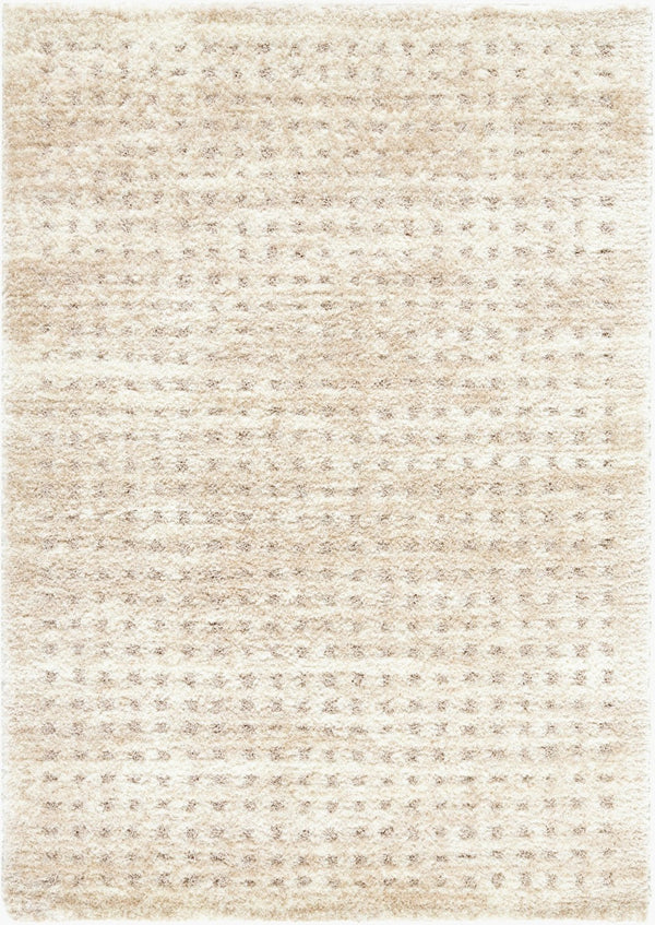 Livabliss Primo Art Deco Geometric High Pile Polyester Accent Rug for Entryways and Bedside Light Beige, Cr 7'10" x 10' PRO2313-71010
