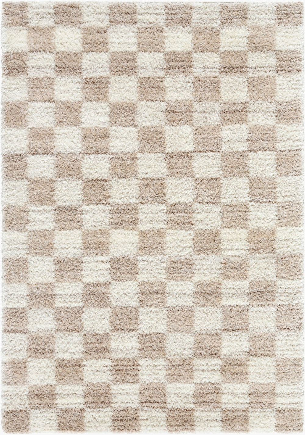 Livabliss Primo Art Deco Polyester High Pile Accent Rug Turkish Woven for Entryways and Bedrooms Light Beige, Cr 2' x 2'11" PRO2314-23