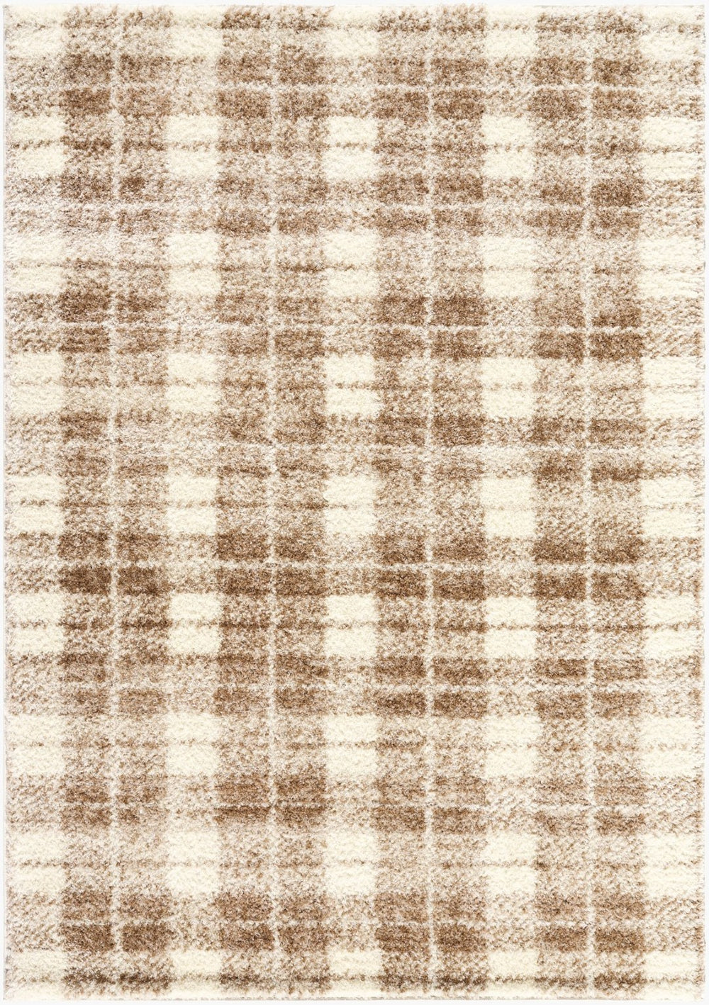 Livabliss Primo Bohemian Global Turkish Machine Woven High Pile Polyester Accent Rug Cream, Tan 2' x 2'11" PRO2318-23
