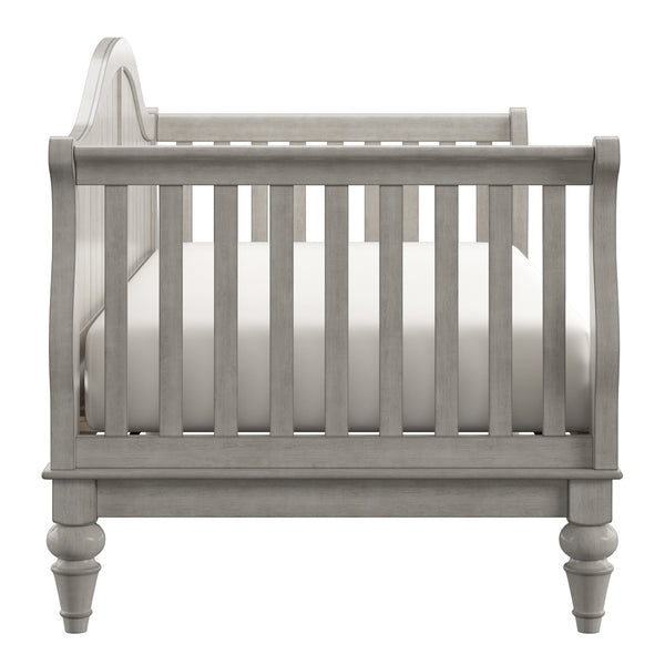 Homelegance By Top-Line Esteban Traditional Wood Slat Daybed Grey Rubberwood