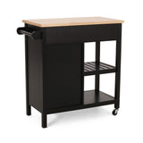 Christopher Knight Home® - Noble House - Byway Contemporary Kitchen Cart with Wheels