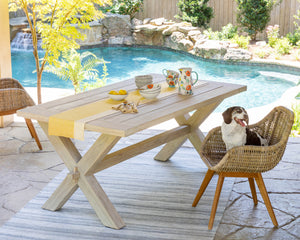 Park Hill Teak Outdoor Clambake Table EFT16005