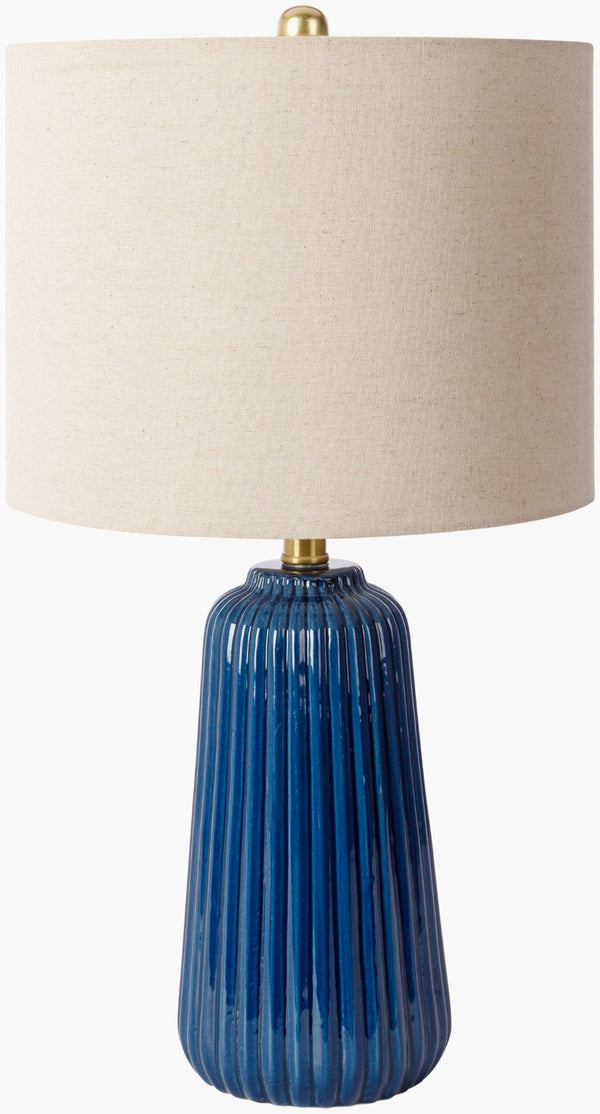Livabliss Patras Mixed Material Table Lamp with Linen Shade for Transitional Living Spaces PRS-001