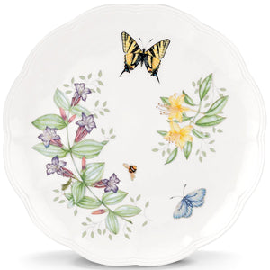 Lenox Butterfly Meadow Tiger Swallowtail Dinner Plate Multi, WHITE PORCELAIN 6083646