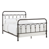 Homelegance By Top-Line Gracen Casted Knot Metal Bed Dark Bronze Metal